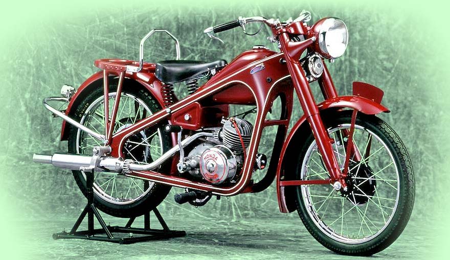 اولین موتورسیکلت هوندا Honda D(Dream) 1949-1951